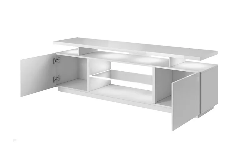 Ceasar TV-bænk 180 cm - Hvid - Møbler - TV borde & mediemøbler - TV-borde