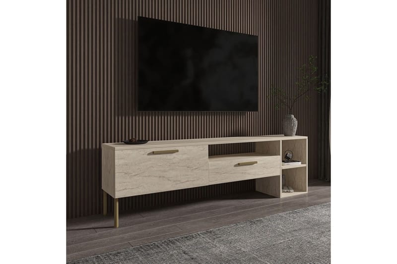 Chaclla Tv-bord 150 cm - Beige - Møbler - TV borde & mediemøbler - TV-borde