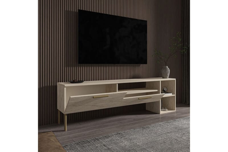 Chaclla Tv-bord 150 cm - Beige - Møbler - TV borde & mediemøbler - TV-borde