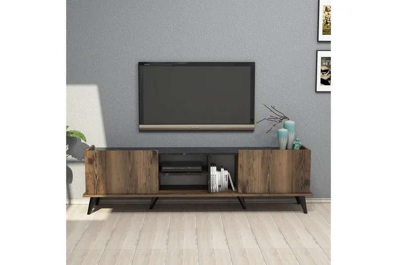 Challur tv-bænk 180 cm - Møbler - TV borde & mediemøbler - TV-borde
