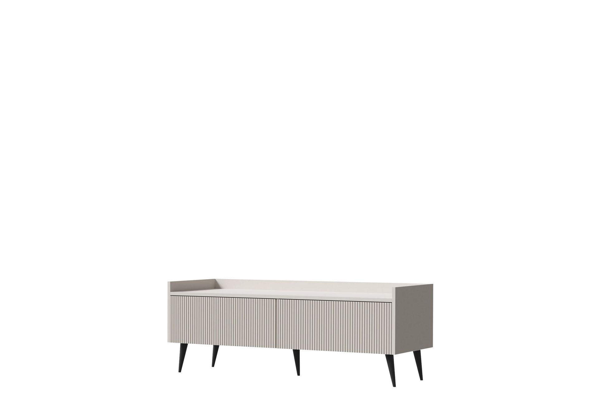 Chiku TV-bænk 121 cm - Beige - Møbler - TV borde & mediemøbler - TV-borde
