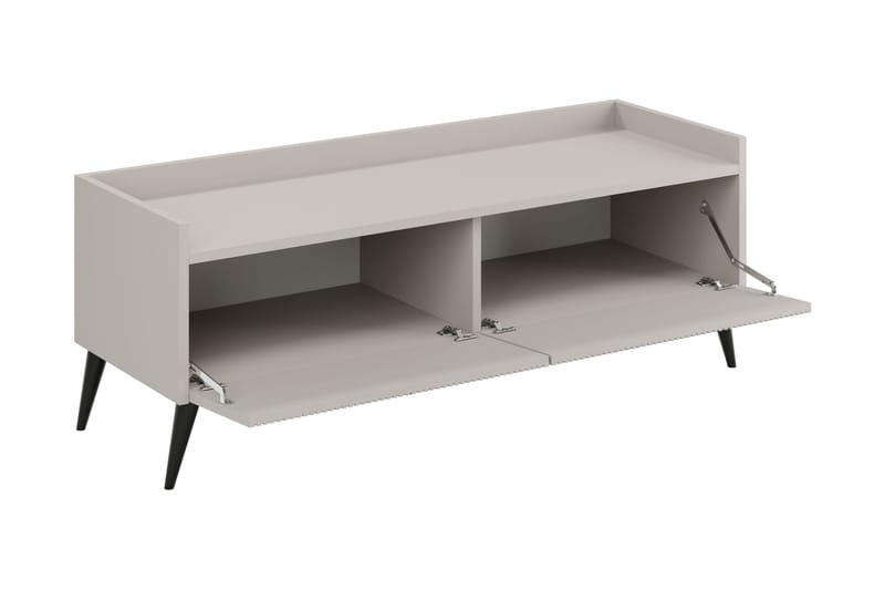 Chiku TV-bænk 121 cm - Beige - Møbler - TV borde & mediemøbler - TV-borde