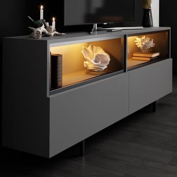 Cielieucel TV-bænk 180 cm - Antracit - Møbler - TV borde & mediemøbler - TV-borde