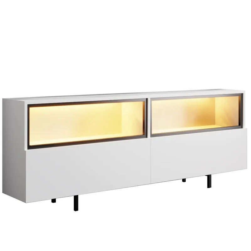 Cielieucel TV-bænk 180 cm, Hvid