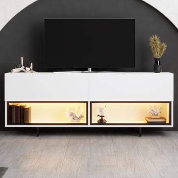 Cielieucel TV-bænk 180 cm - Hvid - Møbler - TV borde & mediemøbler - TV-borde