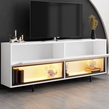 Cielieucel TV-bænk 180 cm - Hvid - Møbler - TV borde & mediemøbler - TV-borde