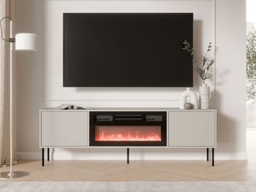 Claven TV-bænk 183 cm - beige - Møbler - TV borde & mediemøbler - TV-borde