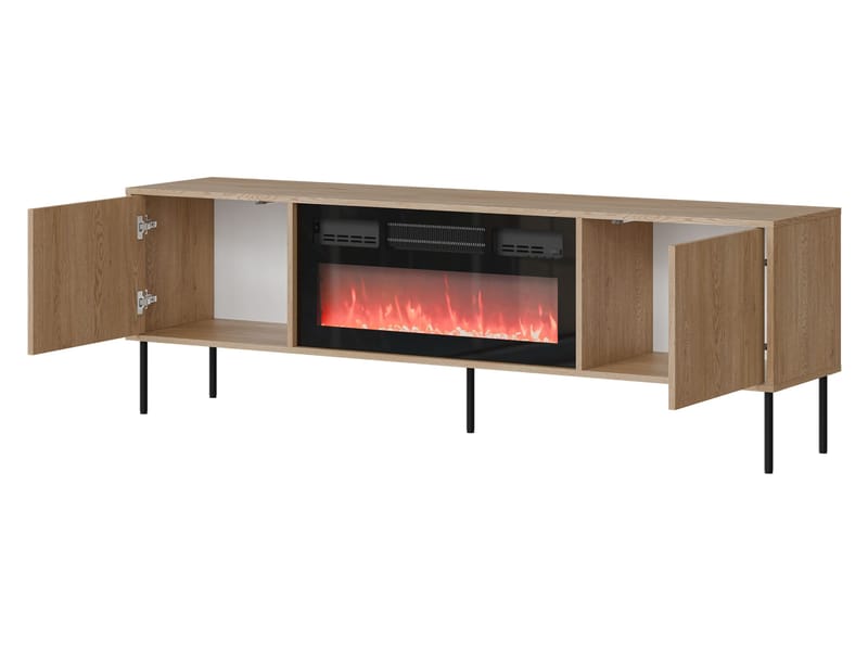 Claven TV-bænk 183 cm - beige - Møbler - TV borde & mediemøbler - TV-borde