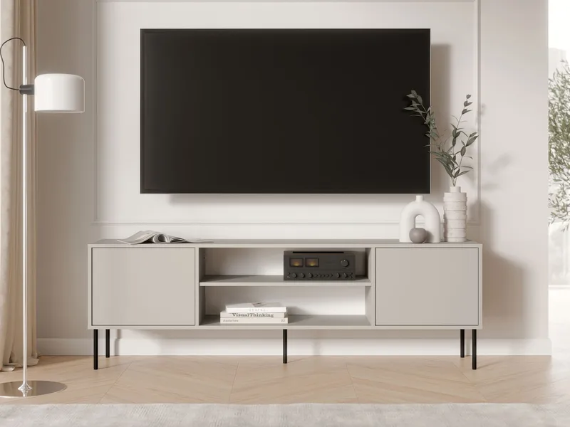 Claven TV-bænk 183 cm - beige - Møbler - TV borde & mediemøbler - TV-borde