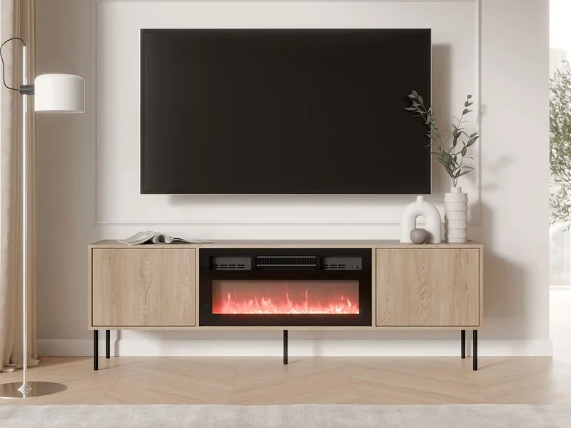 Claven TV-bænk 183 cm - brun - Møbler - TV borde & mediemøbler - TV-borde