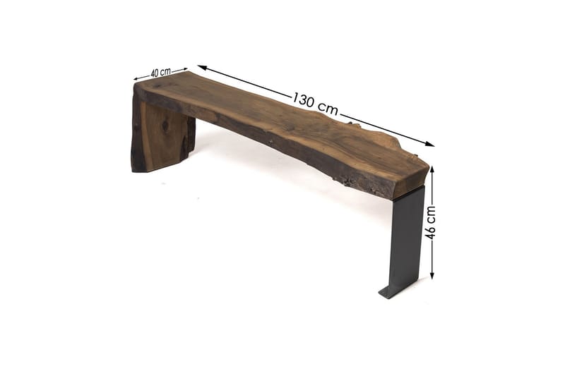 Contente TV-bord 130 cm - Valnød/Mørkebrun - TV-borde