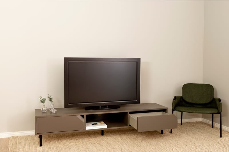 Corner TV-bord 176,5 cm - Beige - TV-borde