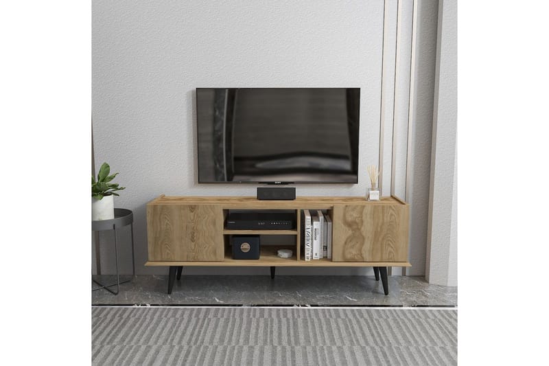 Corvo TV-bænk 154,4 cm - Eg - Møbler - TV borde & mediemøbler - TV-borde
