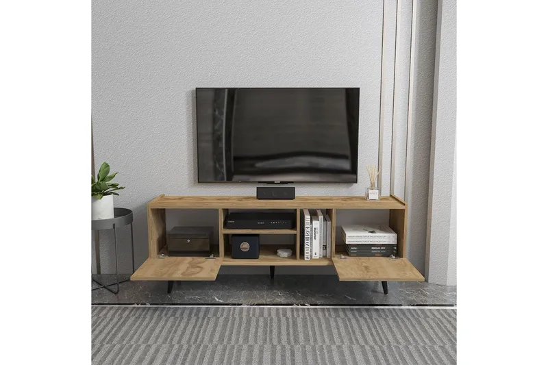 Corvo TV-bænk 154,4 cm - Eg - Møbler - TV borde & mediemøbler - TV-borde