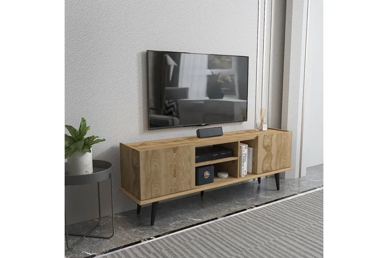 Corvo TV-bænk 154,4 cm - Eg - Møbler - TV borde & mediemøbler - TV-borde