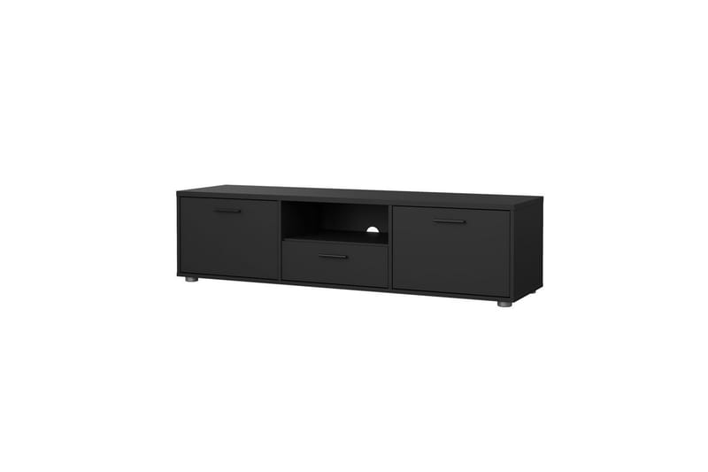 Cristian TV-bænk 147 cm - Sort - Møbler - TV borde & mediemøbler - TV-borde