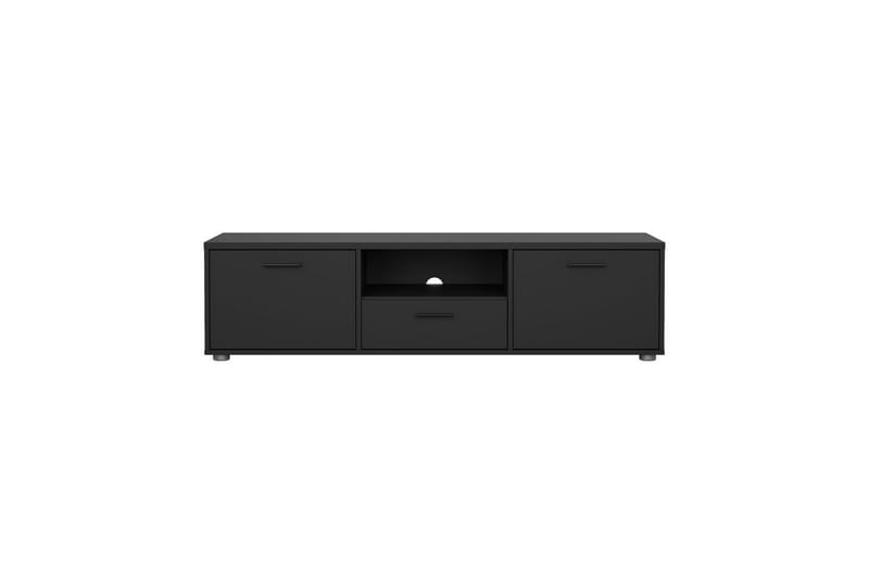 Cristian TV-bænk 147 cm - Sort - Møbler - TV borde & mediemøbler - TV-borde