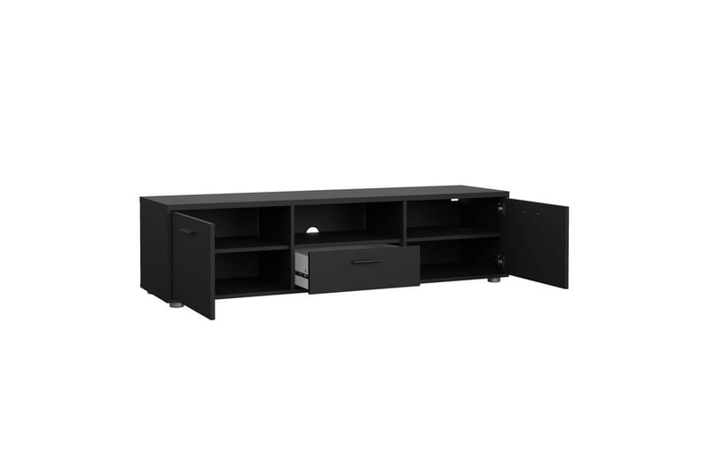 Cristian TV-bænk 147 cm - Sort - Møbler - TV borde & mediemøbler - TV-borde