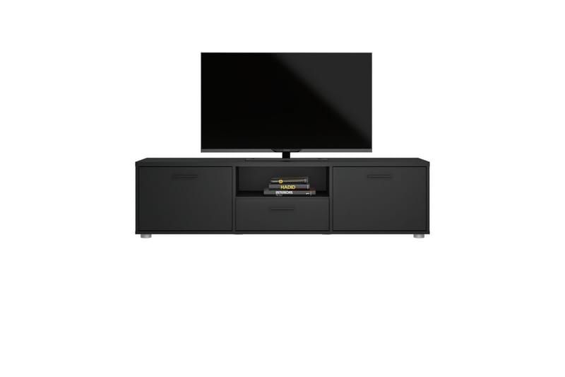 Cristian TV-bænk 147 cm - Sort - Møbler - TV borde & mediemøbler - TV-borde