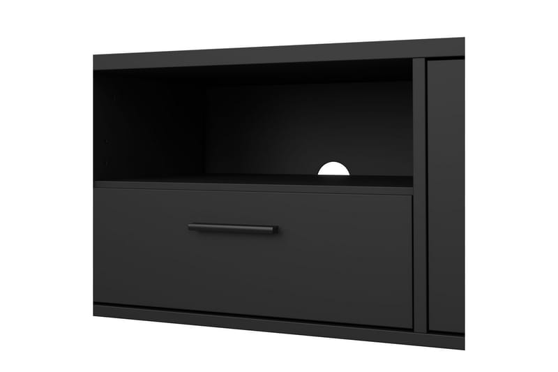 Cristian TV-bænk 147 cm - Sort - Møbler - TV borde & mediemøbler - TV-borde