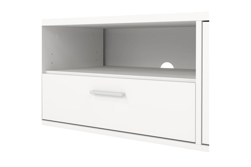 Cristian TV-stativ 38 cm - Hvid - Møbler - TV borde & mediemøbler - Mediestativ & vægbeslag