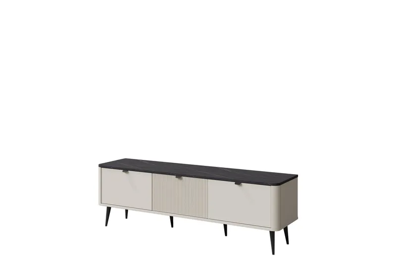 Cucina Tv-Skab 160x40 cm, Beige/Grå