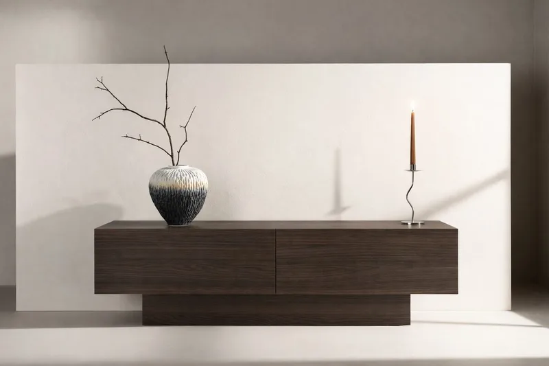 Cuenca TV-bænk 160 cm, Ruskind