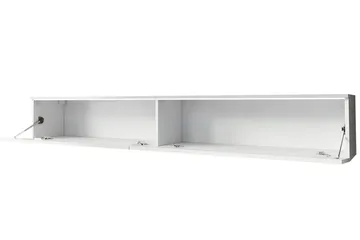 Cuguen Tv-skab 180 cm Hvid LED - Natur - Møbler - TV borde & mediemøbler - TV-borde
