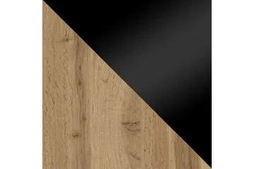 Cuguen Tv-skab 180 cm Hvid LED - Natur/Sort - Møbler - TV borde & mediemøbler - TV-borde