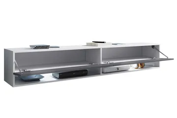 Cuguen Tv-skab 180 cm RGB LED - Natur - Møbler - TV borde & mediemøbler - TV-borde