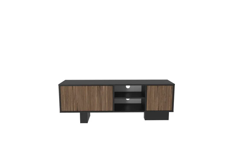 Dargaville TV-bænk 150 cm - Sort/Brun - Møbler - TV borde & mediemøbler - TV-borde