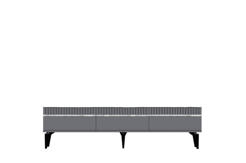 Defneia TV-bord 180 cm - Sølv/Antracit - Møbler - TV borde & mediemøbler - TV-borde