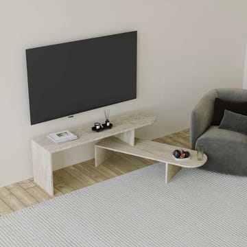 Deliones TV-bænk 130 cm - Travertin - Møbler - TV borde & mediemøbler - TV-borde
