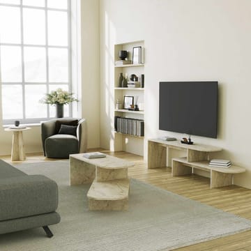 Deliones TV-bænk 130 cm - Travertin - Møbler - TV borde & mediemøbler - TV-borde