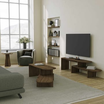 Deliones TV-bænk 130 cm - Valnød - Møbler - TV borde & mediemøbler - TV-borde