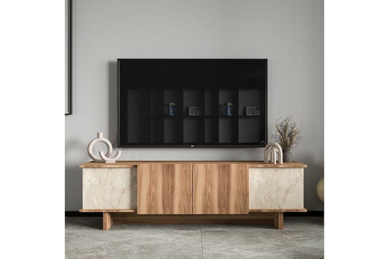Diannare TV-bord 180 cm - Mellemfarvet træ - Møbler - TV borde & mediemøbler - TV-borde