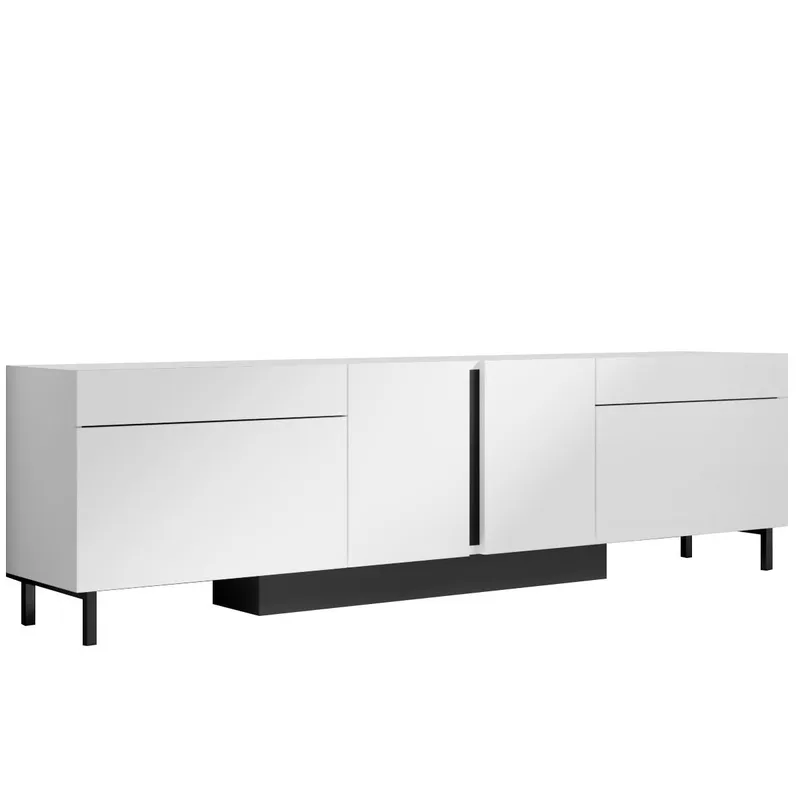 Djarhint TV-bænk 180 cm - Hvid - Møbler - TV borde & mediemøbler - Mediestativ & vægbeslag