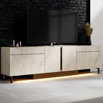 Djarhint TV-bænk 180 cm - Travertin - Møbler - TV borde & mediemøbler - TV-borde