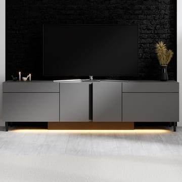 Djarhint Tv-bord 180 cm med Opbevaring i Metal - Antracit - Møbler - TV borde & mediemøbler - TV-borde