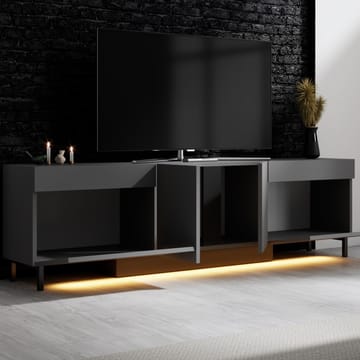Djarhint Tv-bord 180 cm med Opbevaring i Metal - Antracit - Møbler - TV borde & mediemøbler - TV-borde