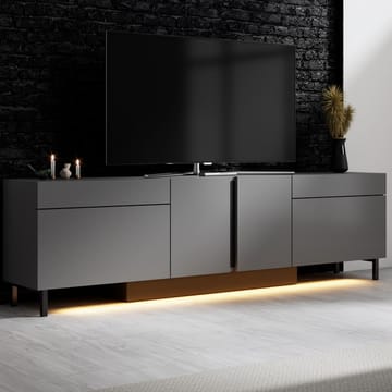Djarhint Tv-bord 180 cm med Opbevaring i Metal - Antracit - Møbler - TV borde & mediemøbler - TV-borde