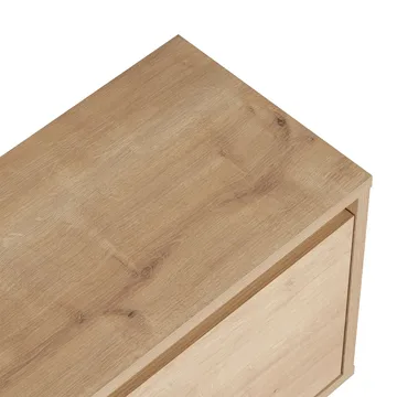 Domar TV-bord 160 cm med Opbevaring, Træ- og Egetræsudseende - Brun - Møbler - TV borde & mediemøbler - TV-borde