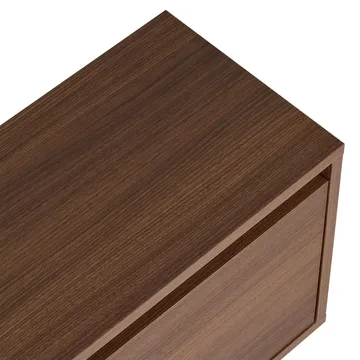 Domar TV-bord 160 cm med Opbevaring, Træ- og Valnøddeudseende - Brun - Møbler - TV borde & mediemøbler - TV-borde