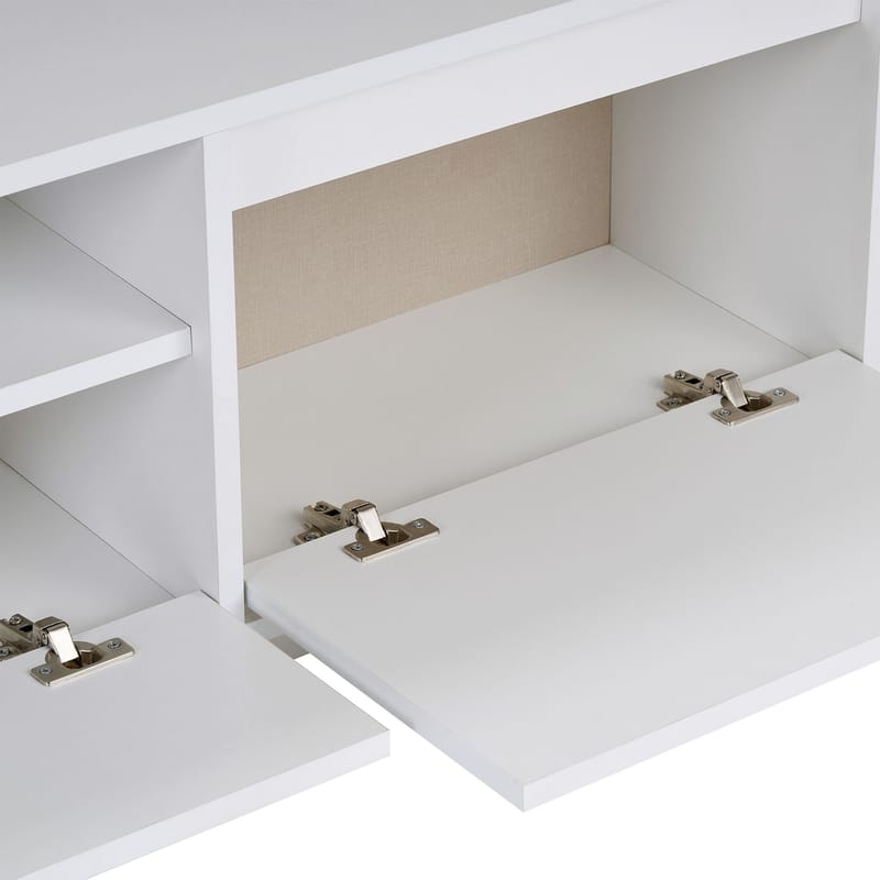 Domar TV-bord 160 cm med Opbevaring - Hvid - Møbler - TV borde & mediemøbler - TV-borde