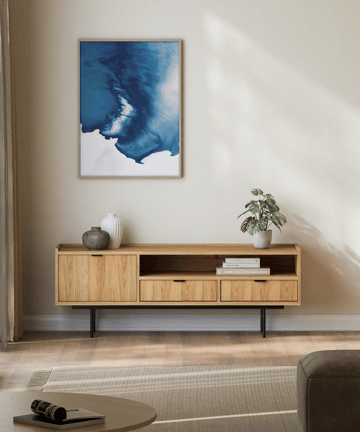 Dravo TV-bord 150 cm - Naturlig hickory - Møbler - TV borde & mediemøbler - TV-borde