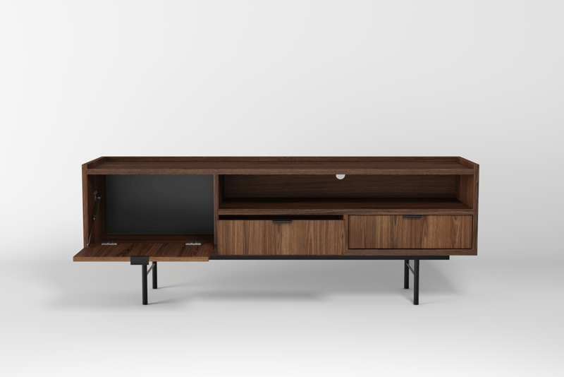 Dravo TV-bord 150 cm - Warmia valnød - Møbler - TV borde & mediemøbler - TV-borde