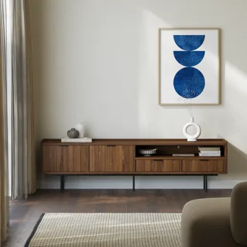 Dravo TV-bord 200 cm - Warmia valnød - Møbler - TV borde & mediemøbler - TV-borde