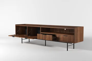 Dravo TV-bord 200 cm - Warmia valnød - Møbler - TV borde & mediemøbler - TV-borde
