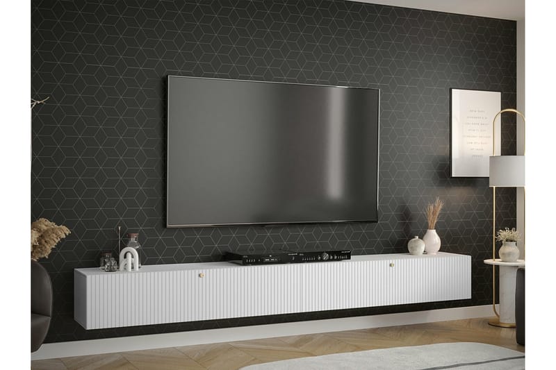 Dunvegan TV-skab 300 cm - Hvid - TV-skab