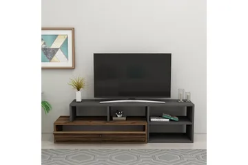 Durusu Tv-bænk 120 cm - Lysbrun/Antracit - Møbler - TV borde & mediemøbler - TV-borde